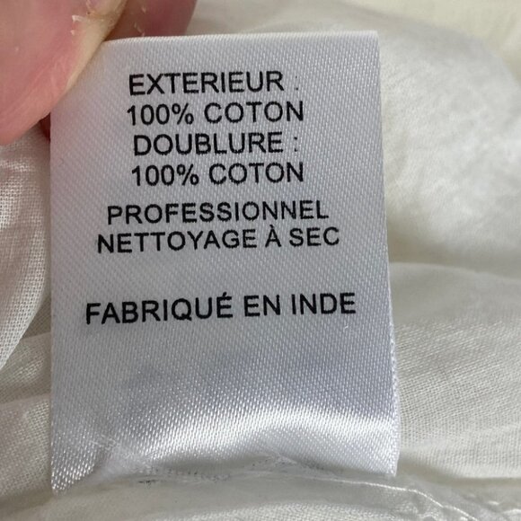 NEW Sea New York White Eyelet Smocked Maxi Dress Size XL Shopbop Boho Wedding - Picture 10 of 14